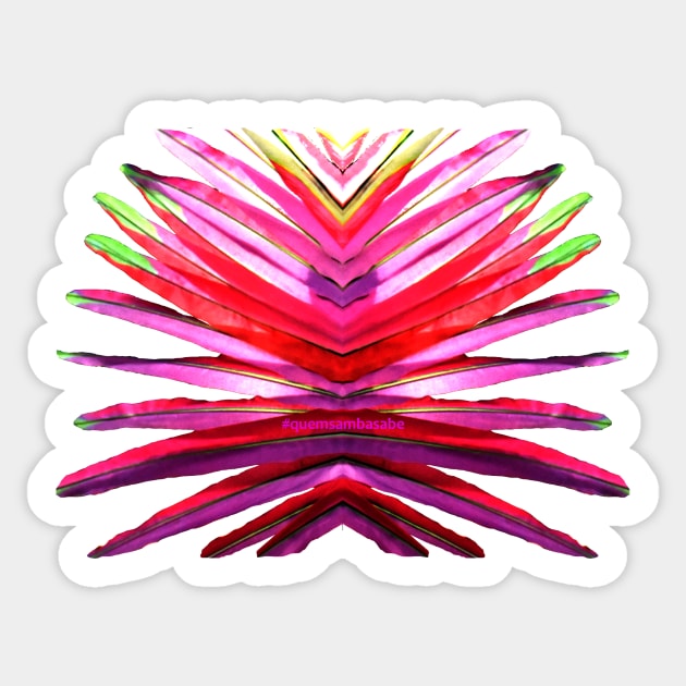 Feathers black Sticker by delcueto